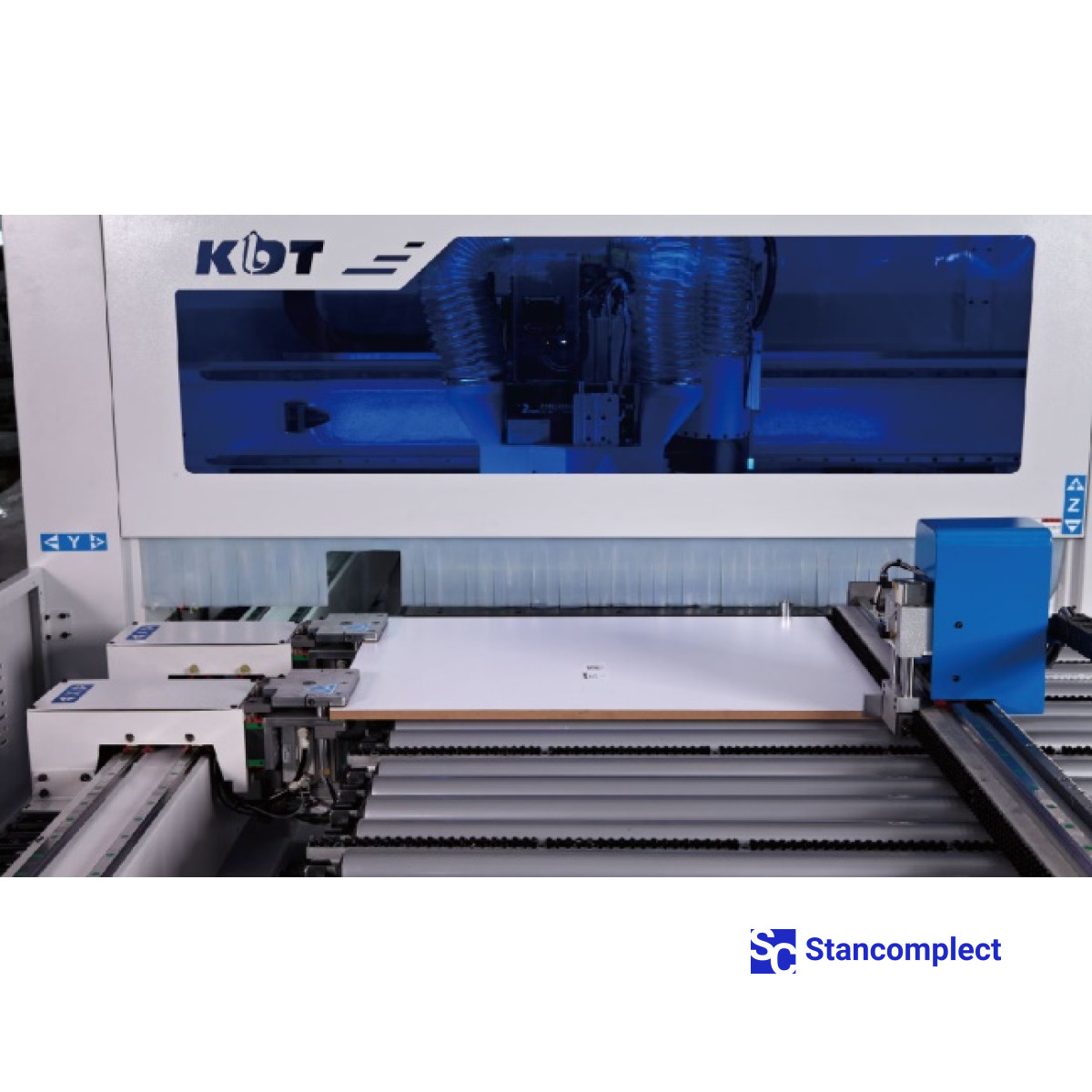 Robotic drilling complex "4+1" based on CNC drilling machines KD-612KHSA